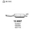 ZASTA 4225627 Middle Silencer